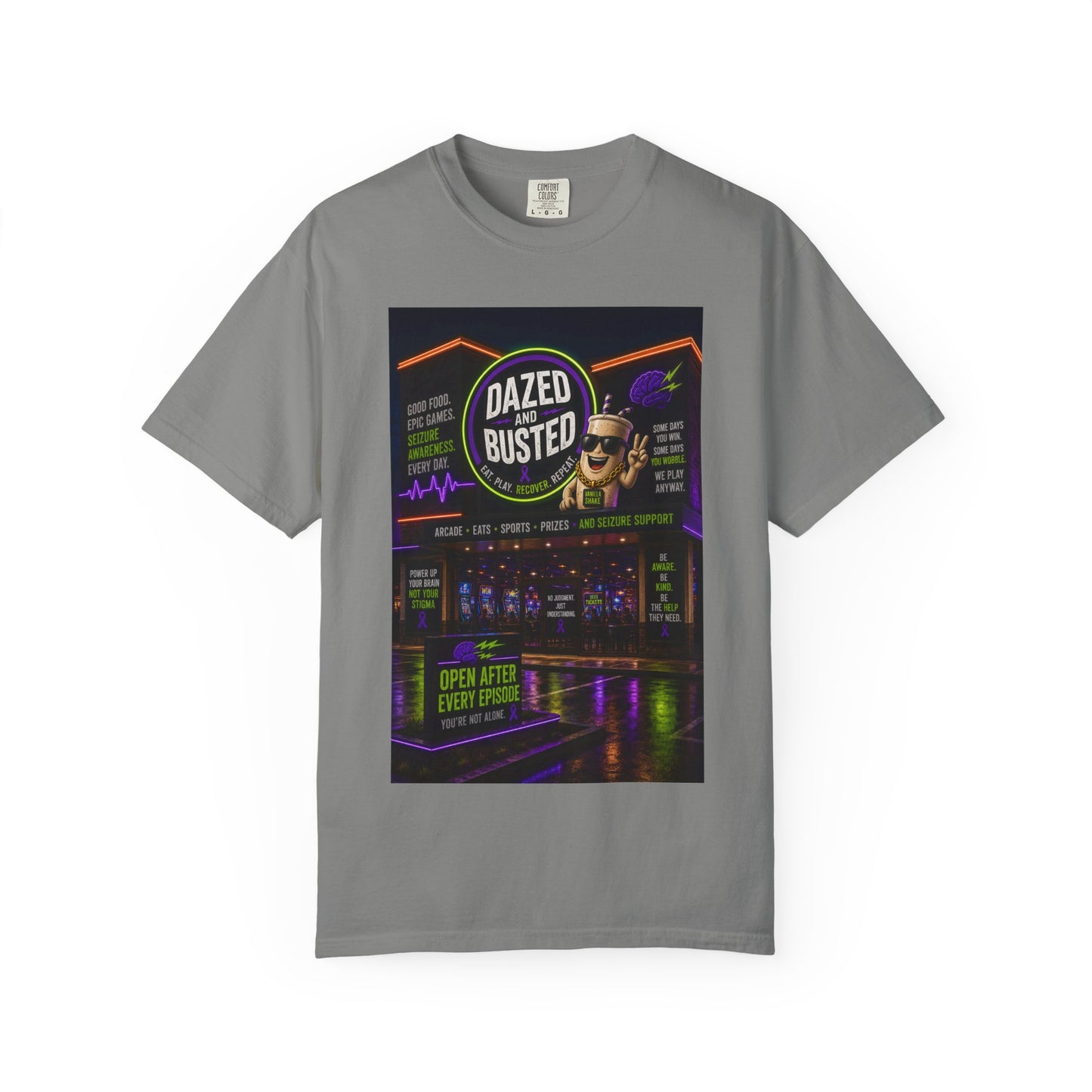 Dazed & Busted Neon Arcade T-Shirt