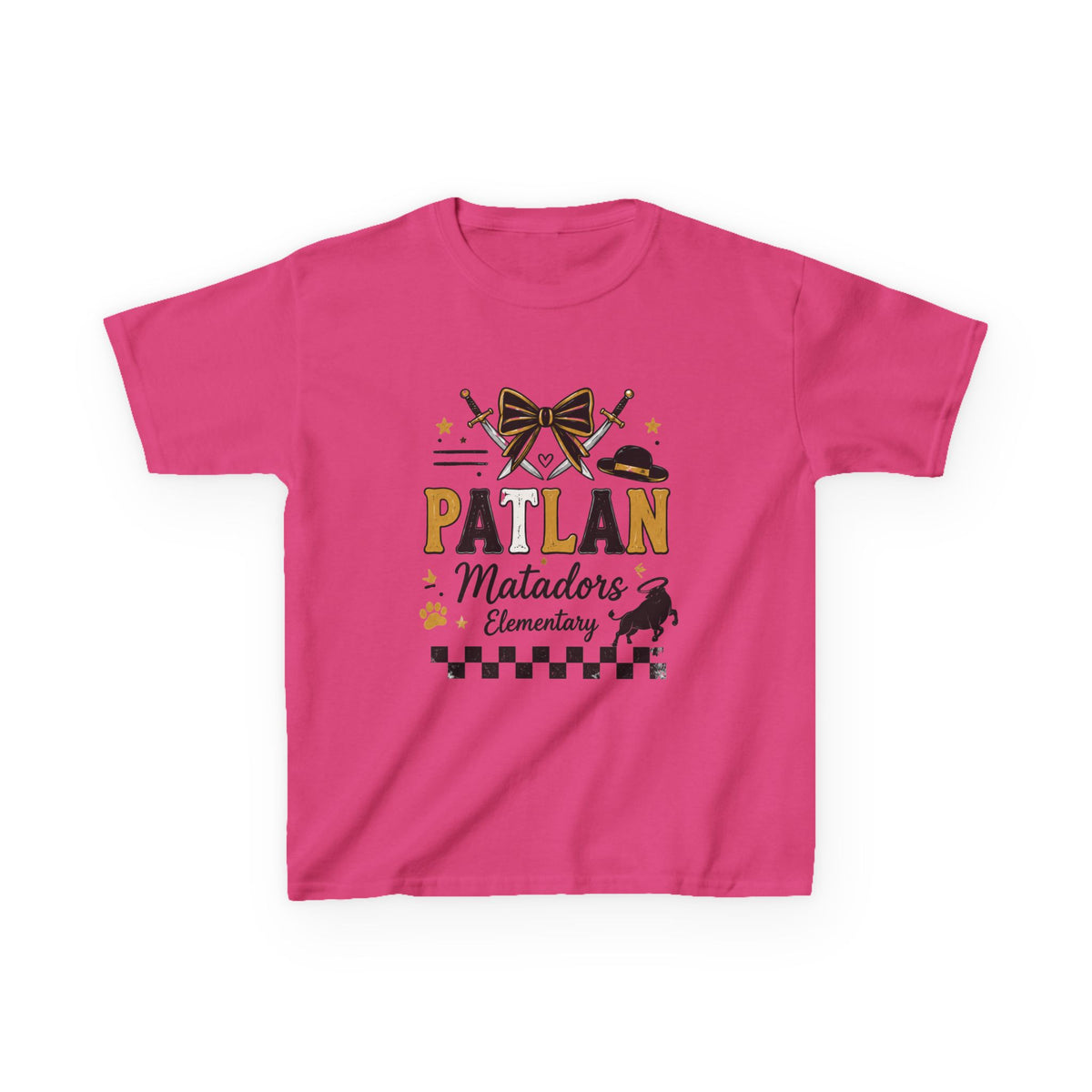 Patlan Matadors Elementary Kids T-Shirt — School Spirit Tee