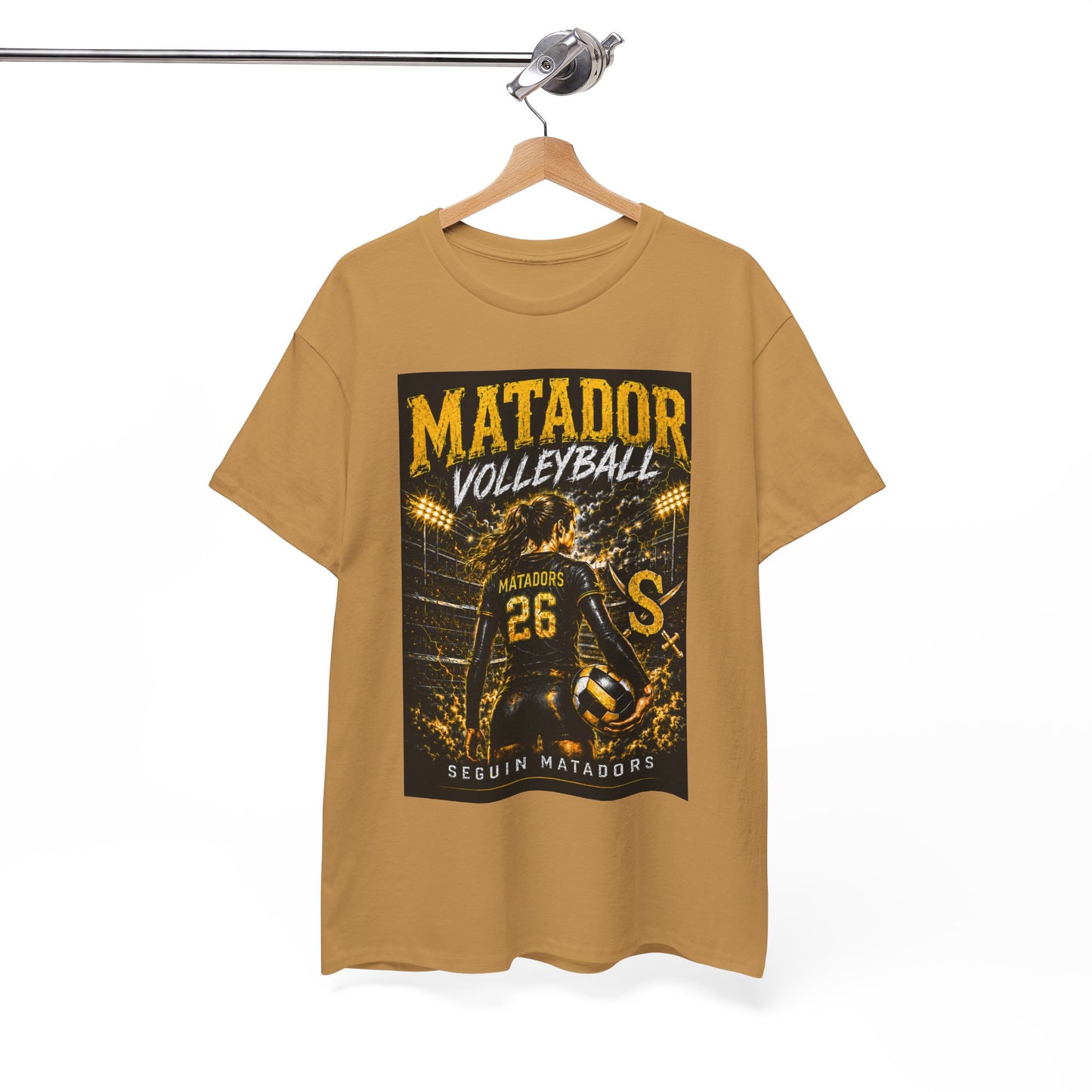 Matador Volleyball Team Tee — Sequoia Matadors Jersey Design