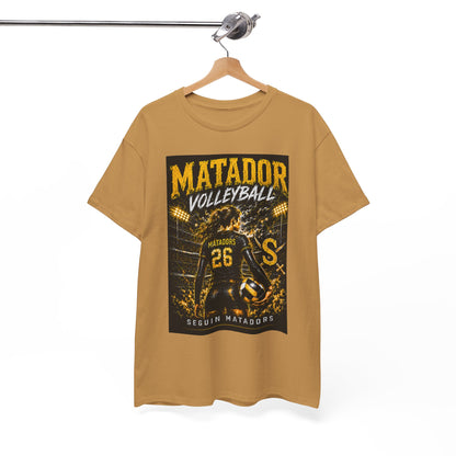 Matador Volleyball Team Tee — Sequoia Matadors Jersey Design