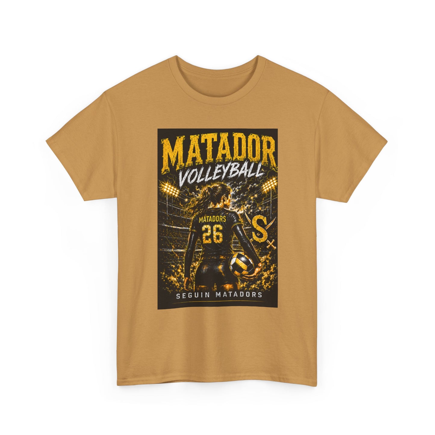 Matador Volleyball Team Tee — Sequoia Matadors Jersey Design