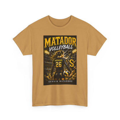 Matador Volleyball Team Tee — Sequoia Matadors Jersey Design