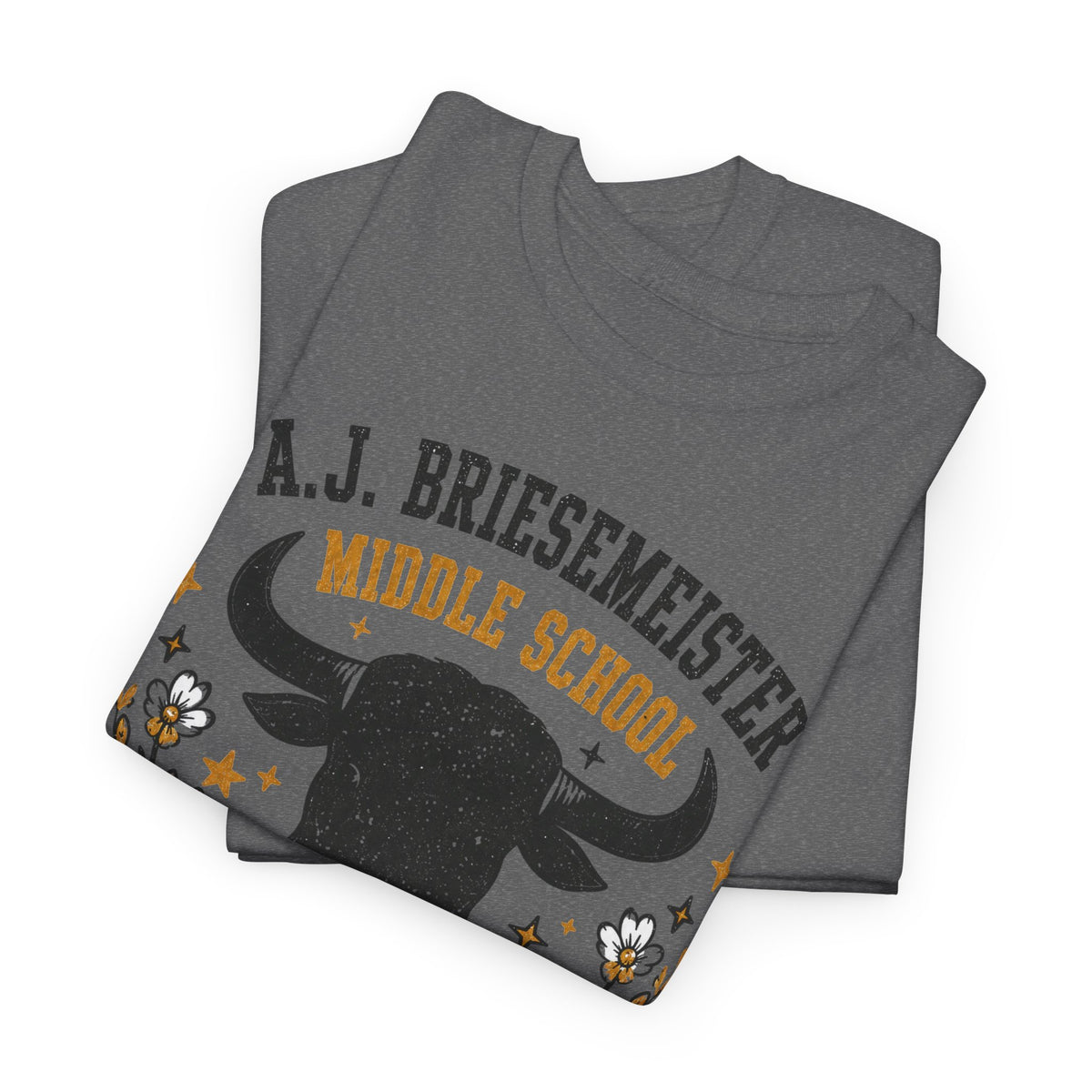 Toros Middle School Tee — A.J. Briesemeister School Spirit T-Shirt