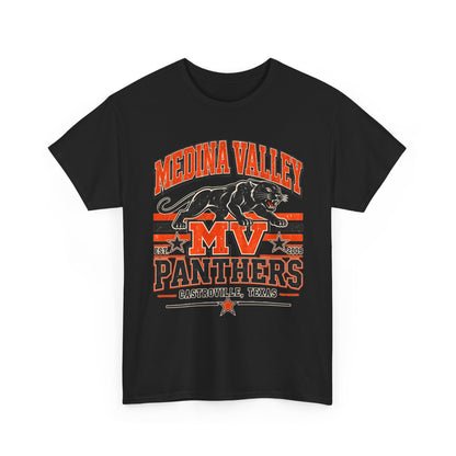 Medina Valley Panthers MV Castrovile Texas T-Shirt