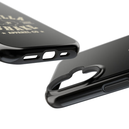 Black w/Ivory Logo lmpact-Resistant Phone Cases