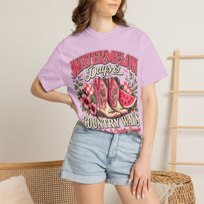 Watermelon Days & Country Ways T-Shirt