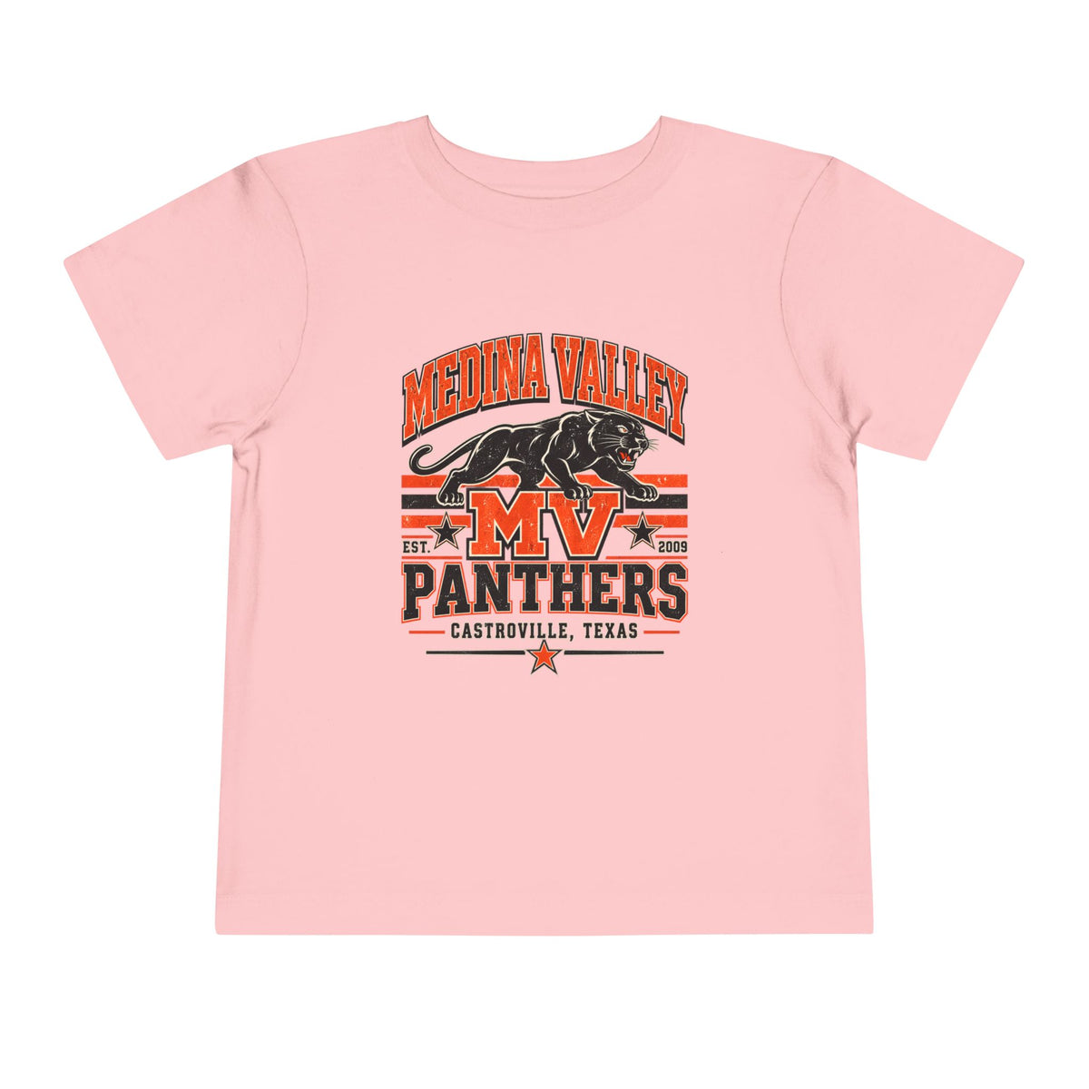 Toddler Tee — Medina Valley Panthers MV Football Team Shirt (Castroville, Texas)