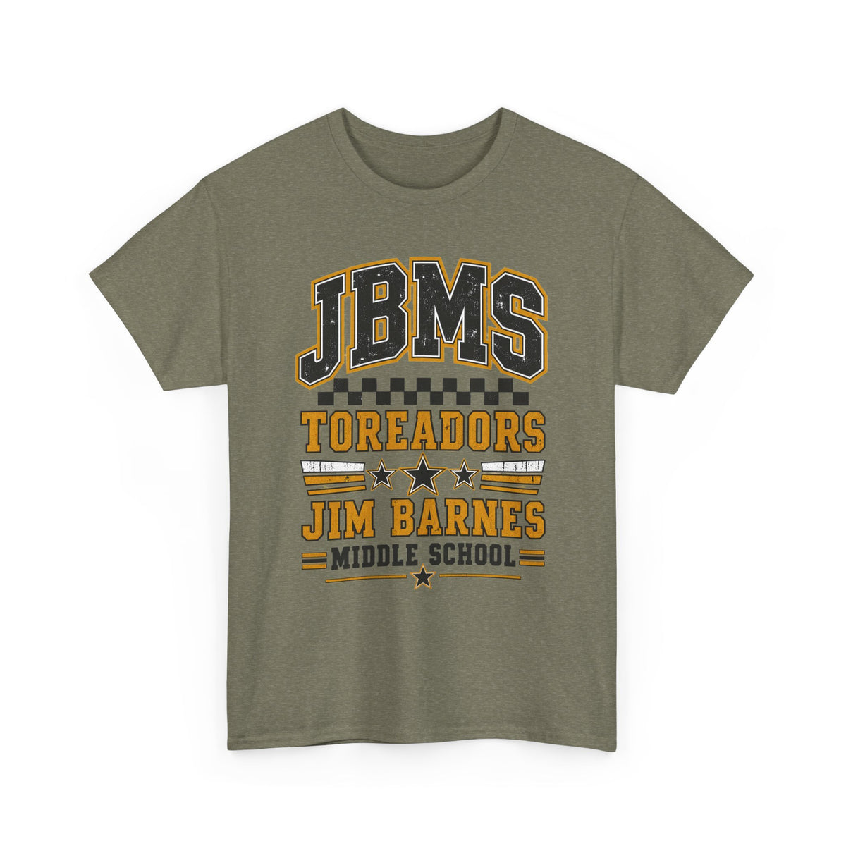 Jim Barnes Middle School Toreadors Tee — JBMS School Spirit T-Shirt