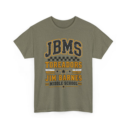 Jim Barnes Middle School Toreadors Tee — JBMS School Spirit T-Shirt