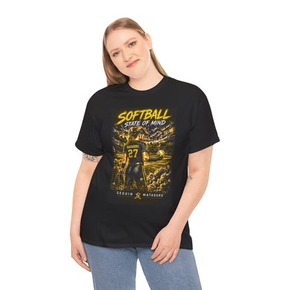 Softball State of Mind T-Shirt — Seguin Matadors Player Graphic Tee