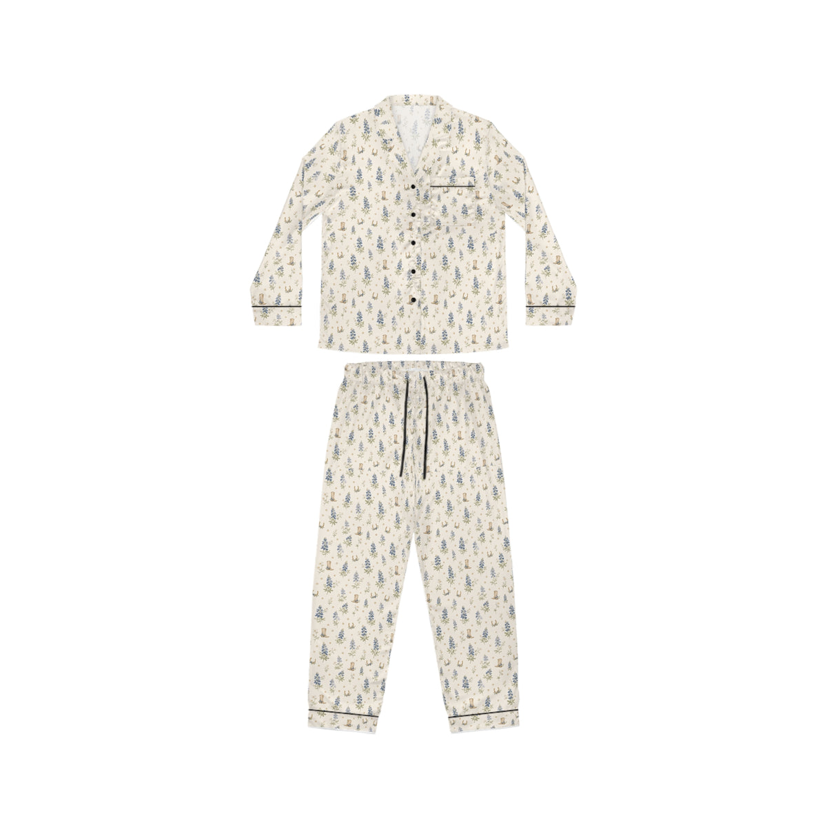 Women's Satin Pajamas (AOP)