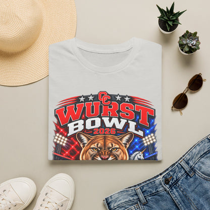 Wurst Bowl 2026 T-Shirt — Canyon Football Game Day Tee