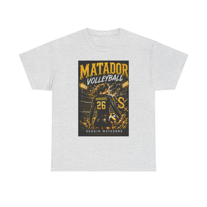 Matador Volleyball Team Tee — Sequoia Matadors Jersey Design