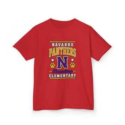 Navarro Panthers Kids T-Shirt — 'N' Elementary School Spirit Tee