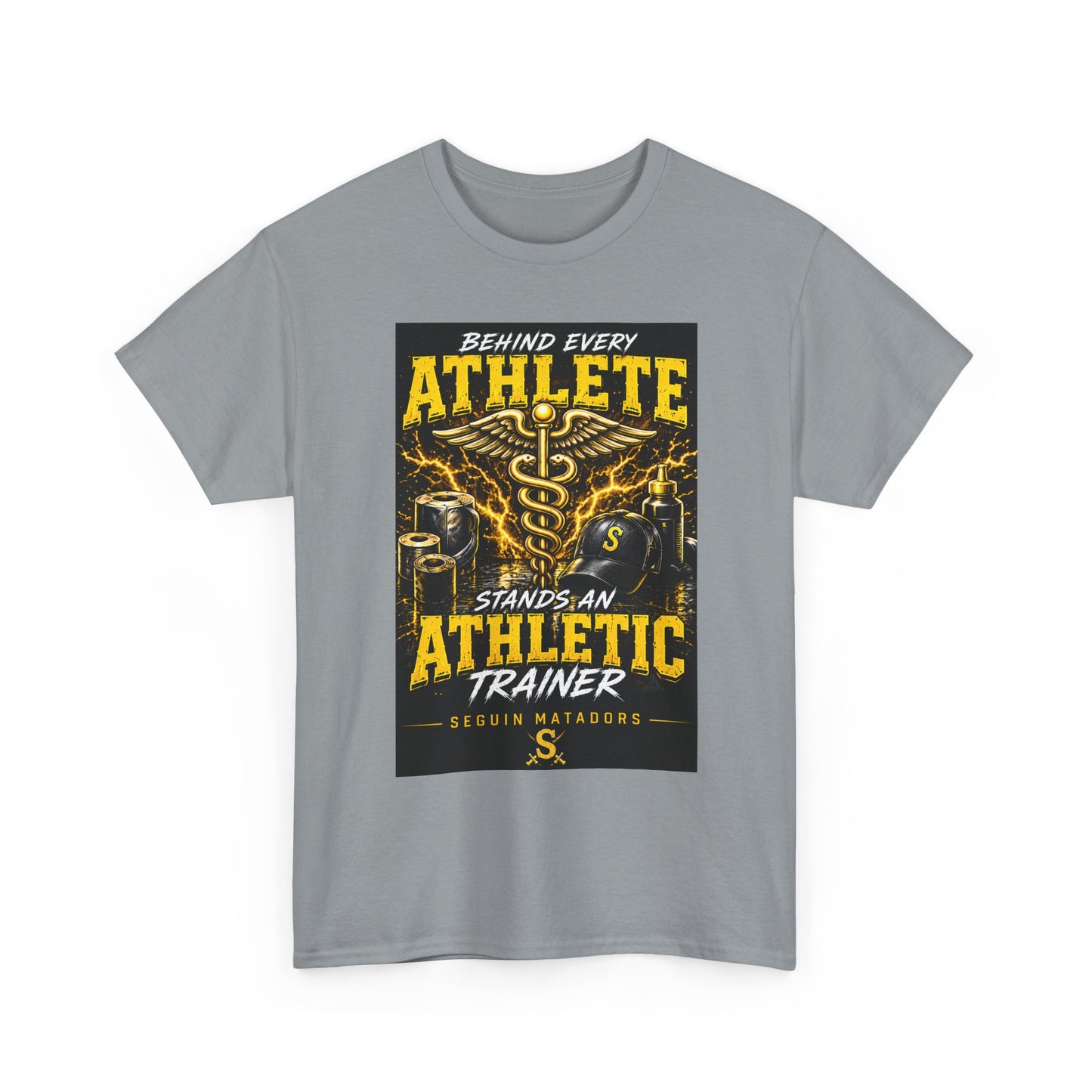 Athletic Trainer T‑Shirt — "Behind Every Athlete Stands an Athletic Trainer" Motivational Tee