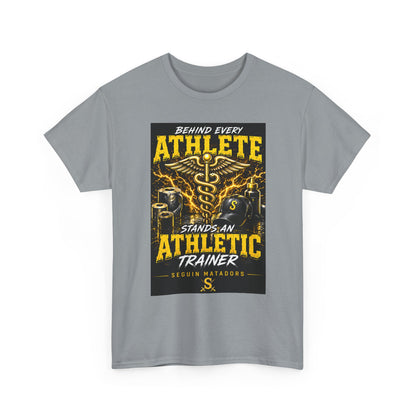 Athletic Trainer T‑Shirt — "Behind Every Athlete Stands an Athletic Trainer" Motivational Tee