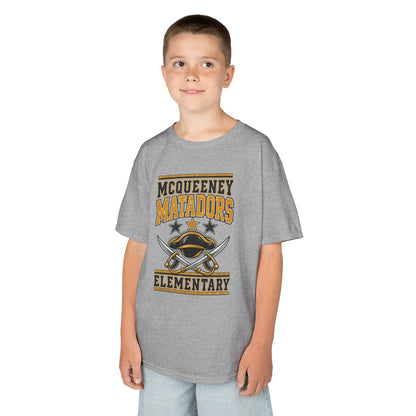 McQueeney Matadors Elementary Kids T-Shirt – School Spirit Tee
