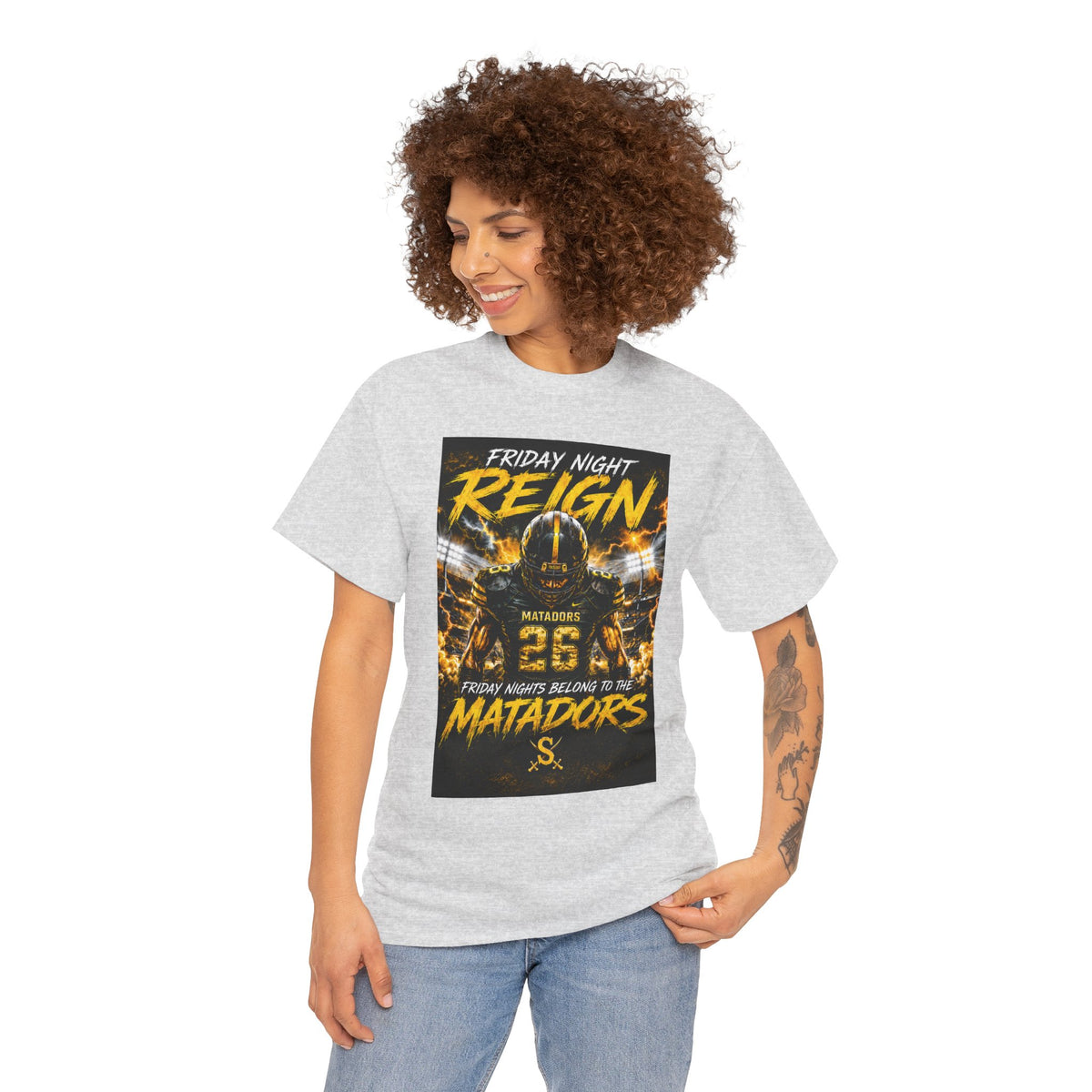 Friday Night Reign Matadors Football T‑Shirt — Team Spirit Game Day Tee