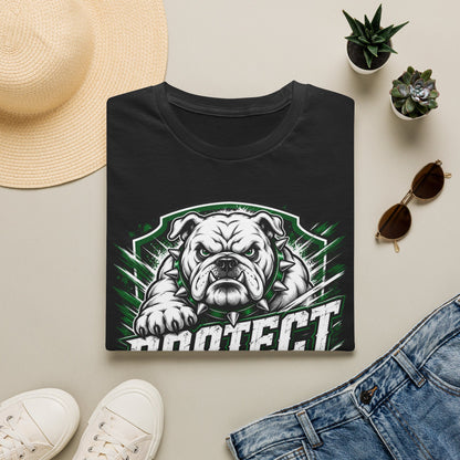 Protect the Pound Bulldog T-Shirt — Fierce Mascot Tee for Fans & Players
