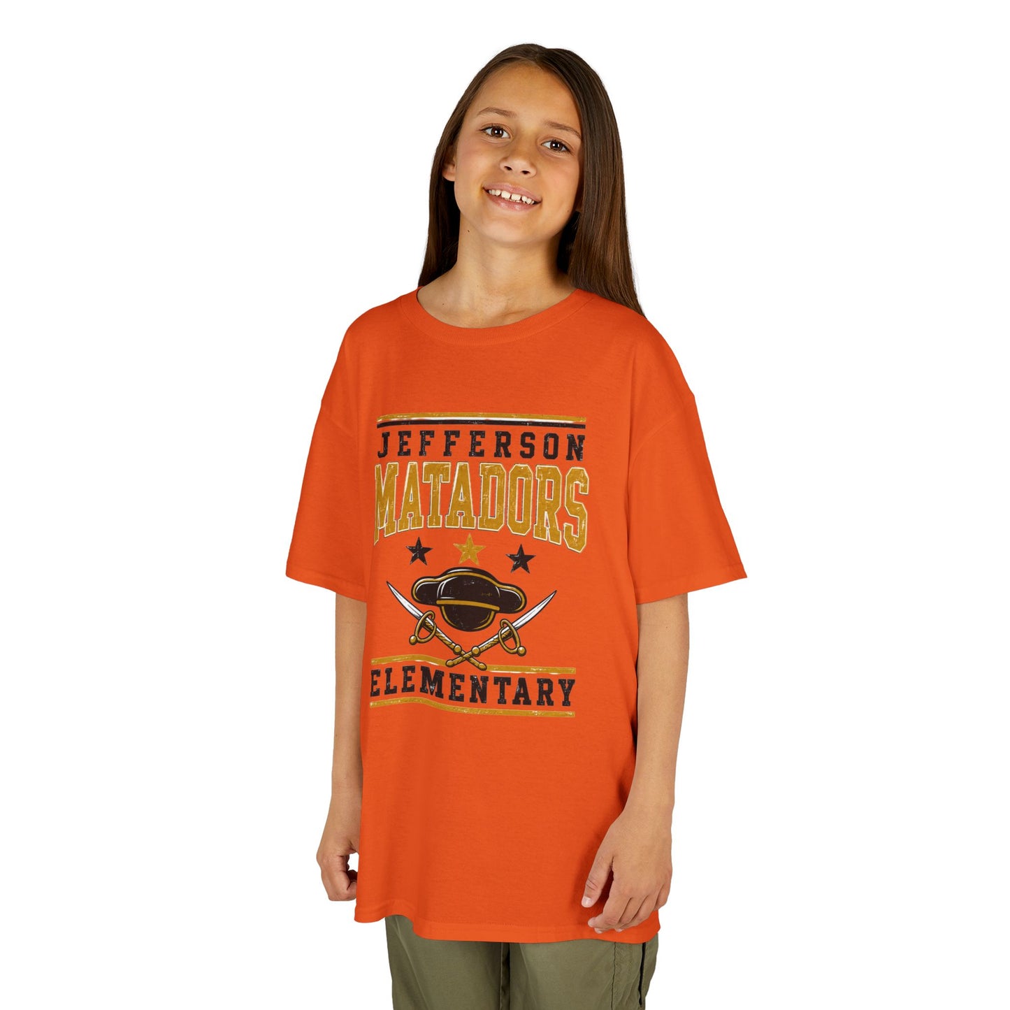 Jefferson Matadors Elementary Kids T-Shirt — School Spirit Tee