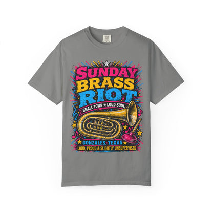 Sunday Brass Riot T‑Shirt — Gonzales Texas Band Tee