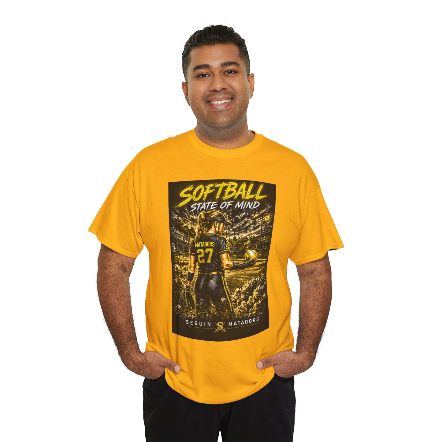 Softball State of Mind T-Shirt — Seguin Matadors Player Graphic Tee