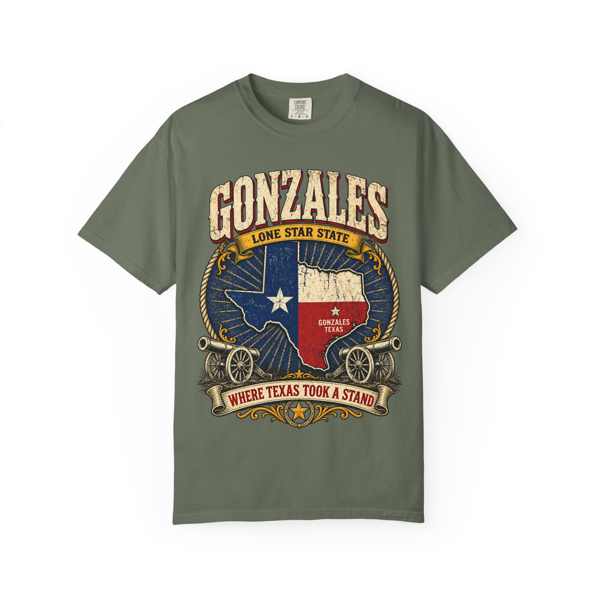 Gonzales Texas T-Shirt — 'Where Texas Took a Stand' Lone Star Heritage Tee