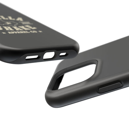 Black w/Ivory Logo lmpact-Resistant Phone Cases