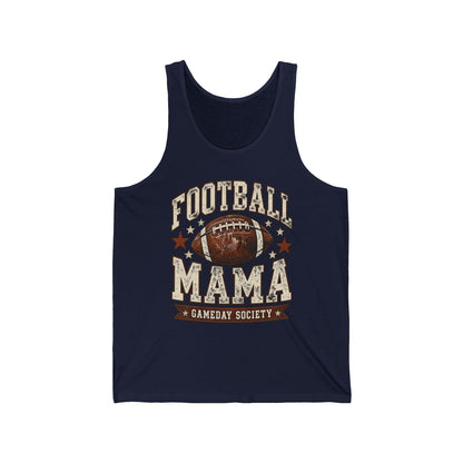Football Mama Tank Top — Vintage Gameday Jersey Tank (Custom Name & Number)