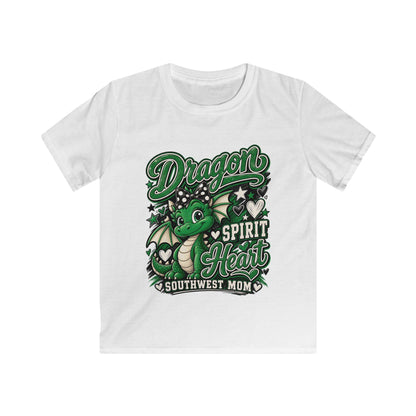 Kids Dragon Spirit Tee — "Dragon Spirit Heart" Southwest Mom Youth T-Shirt