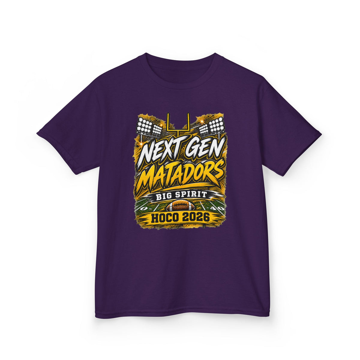 Kids Tee — "Next Gen Matadors" HOCO 2026 Big Spirit School Spirit Shirt