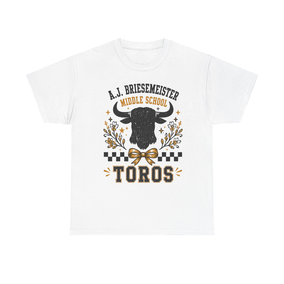 Toros Middle School Tee — A.J. Briesemeister School Spirit T-Shirt