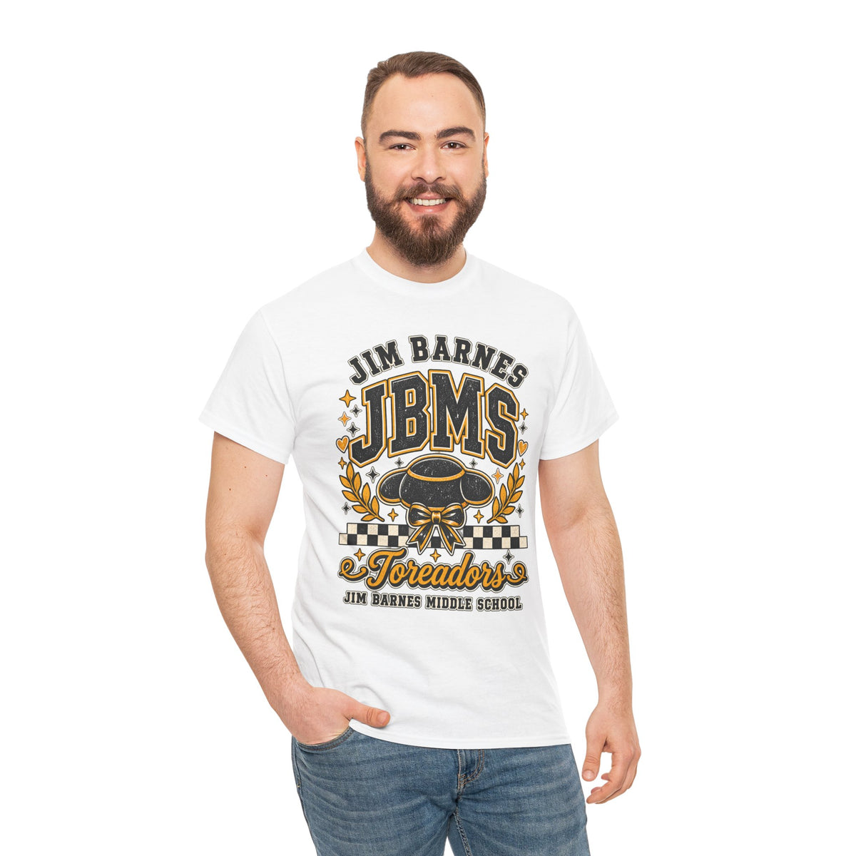 Jim Barnes JBMS Toreadors Middle School T-Shirt