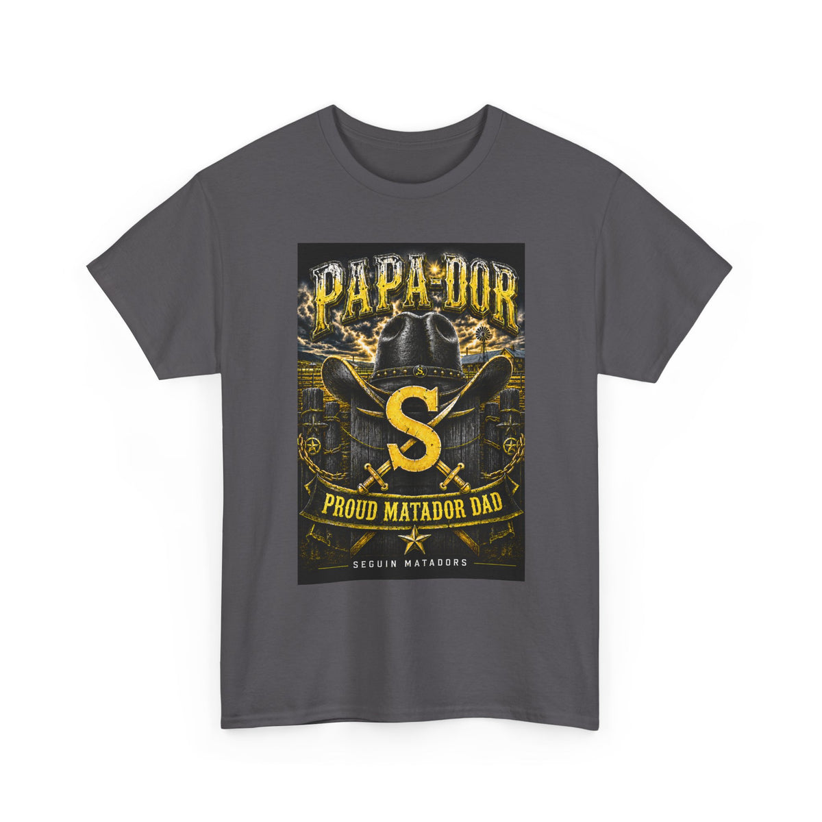 Matador Dad T-Shirt – "Papa-Dor" Proud Matador Design