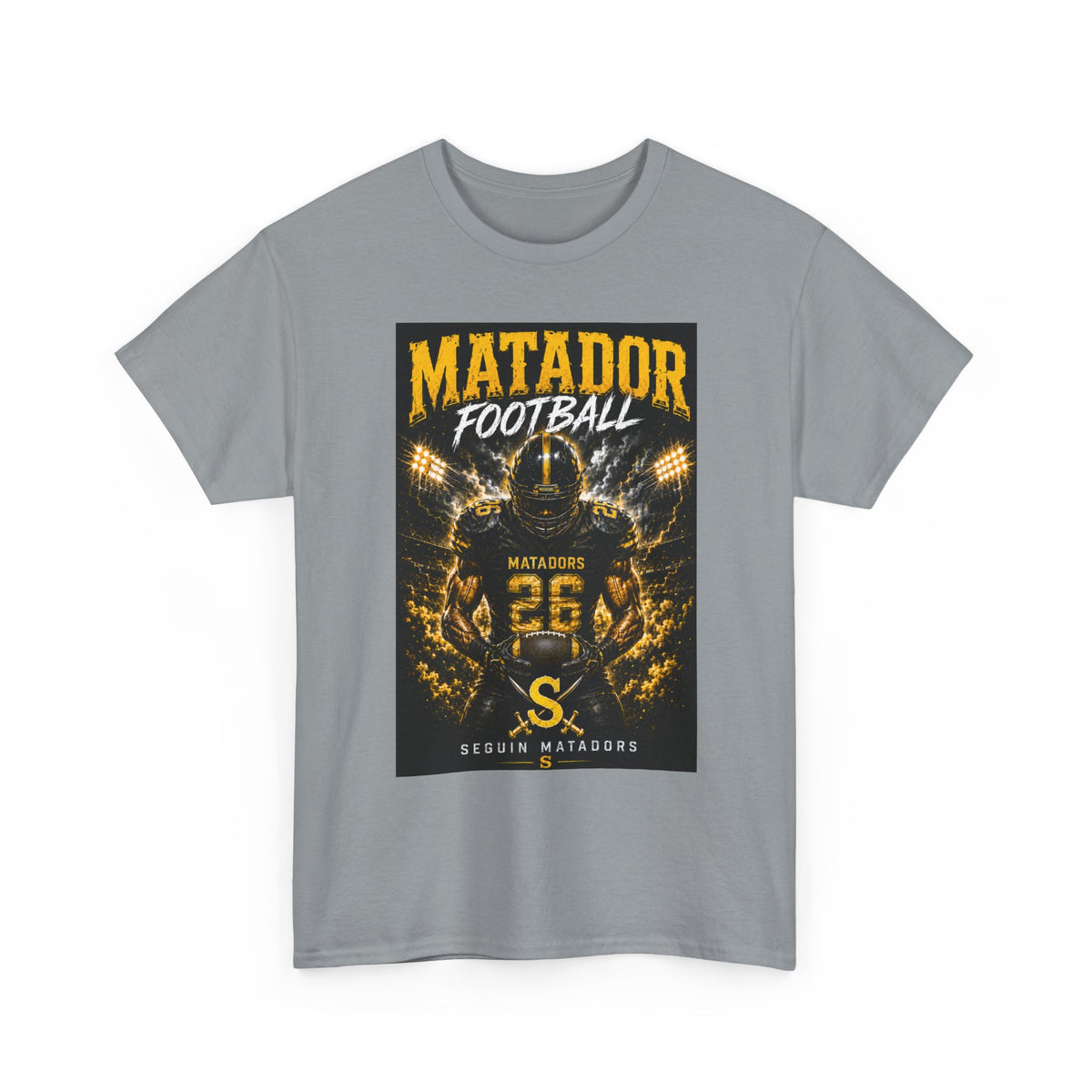 Matador Football Team Tee — Vintage Helmet Graphic Jersey Shirt