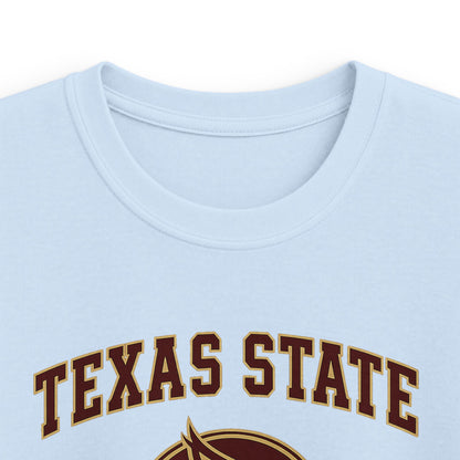 Texas State Bobcats Kids T-Shirt — Retro 1899 College Mascot Tee