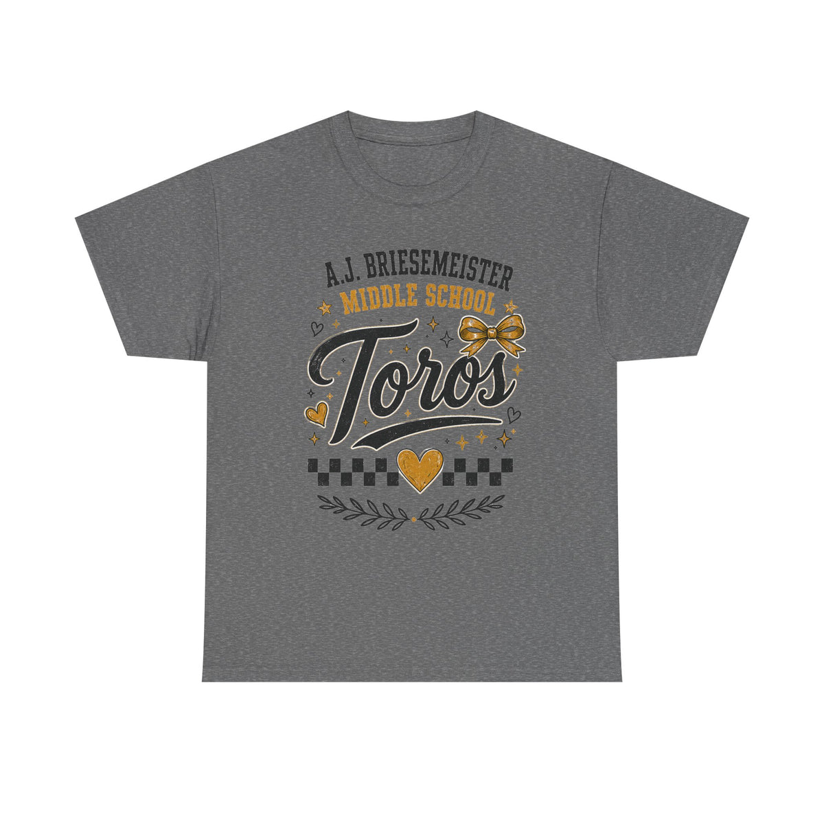 Toros Middle School Tee — L.J. Briesemaster School Spirit Shirt