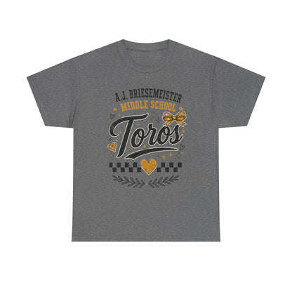 Toros Middle School Tee — L.J. Briesemaster School Spirit Shirt
