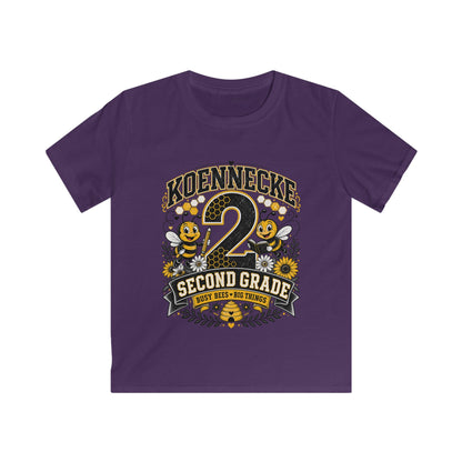 Personalized '2 Second Grade' Kids Tee — Custom Name Back-to-School Shirt