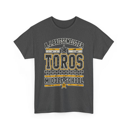 Toros Middle School Tee — A.J. Briesemeister School Spirit T-Shirt