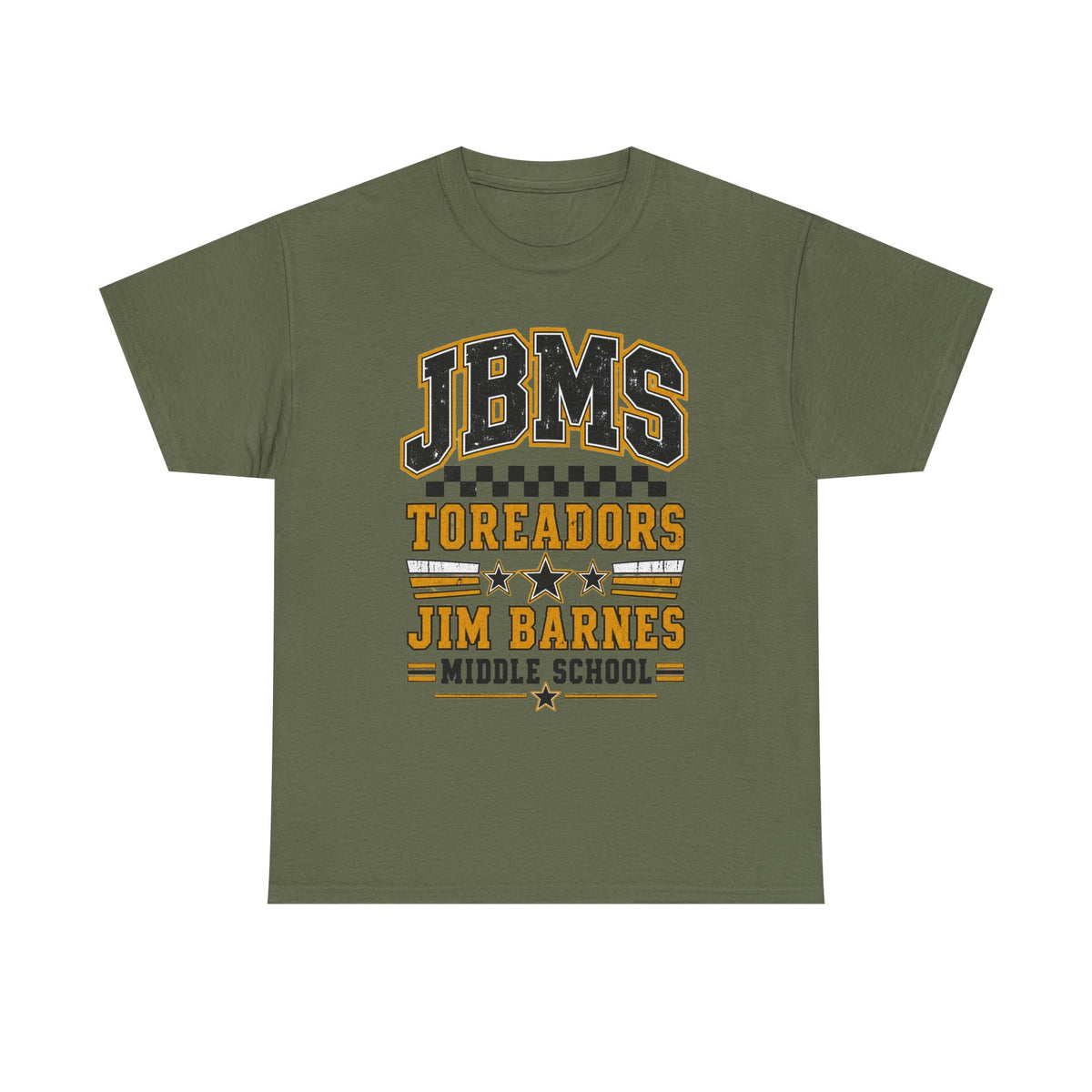 Jim Barnes Middle School Toreadors Tee — JBMS School Spirit T-Shirt