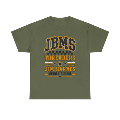 Jim Barnes Middle School Toreadors Tee — JBMS School Spirit T-Shirt