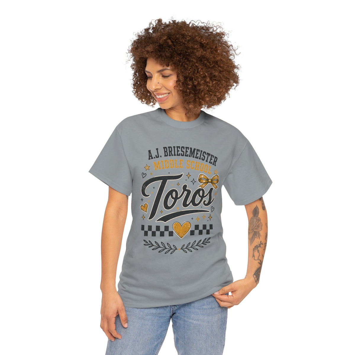 Toros Middle School Tee — L.J. Briesemaster School Spirit Shirt
