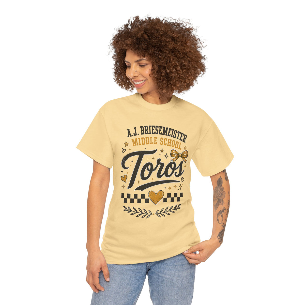 Toros Middle School Tee — L.J. Briesemaster School Spirit Shirt