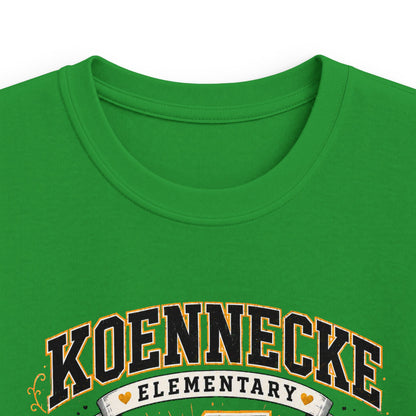 Koennecke Elementary Fourth Grade Kids T‑Shirt — '4 Fourth Grade' Bee School Tee