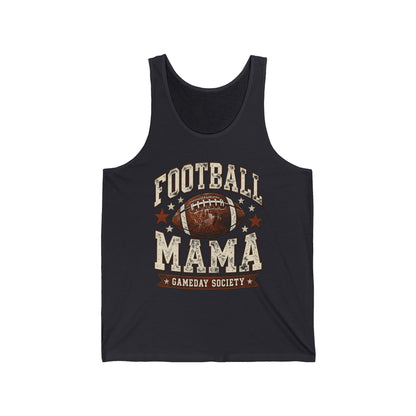 Football Mama Tank Top — Vintage Gameday Jersey Tank (Custom Name & Number)