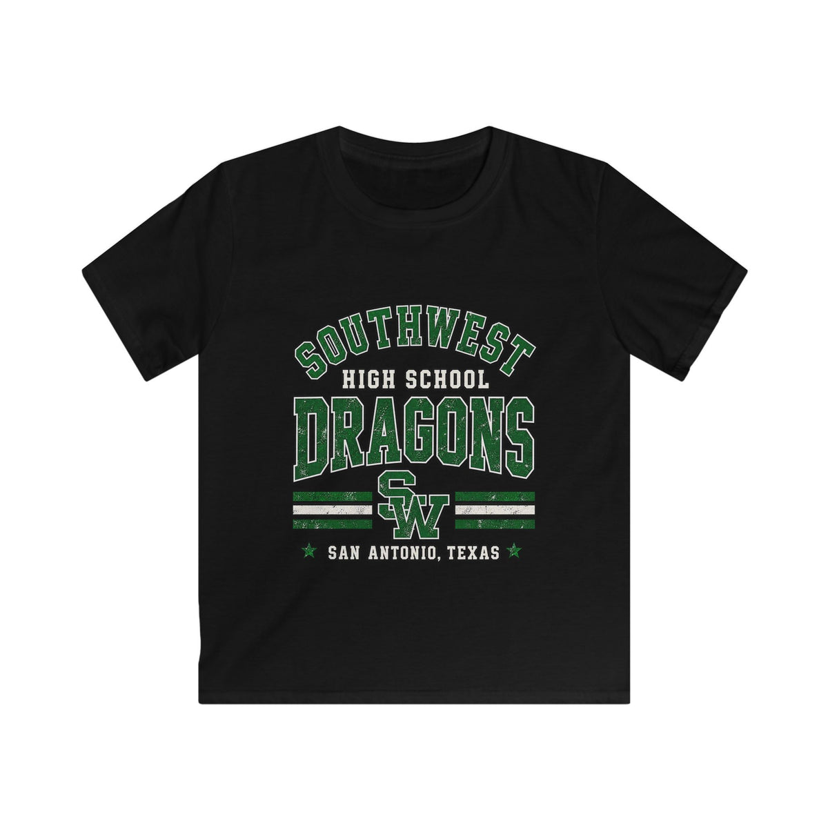 Southwest Dragons Kids T‑Shirt — High School Sports Tee (San Antonio, Texas)