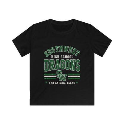Southwest Dragons Kids T‑Shirt — High School Sports Tee (San Antonio, Texas)