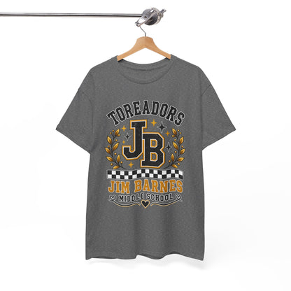 Toreadors JB Jim Barnes Middle School Tee — School Spirit Graphic T-Shirt