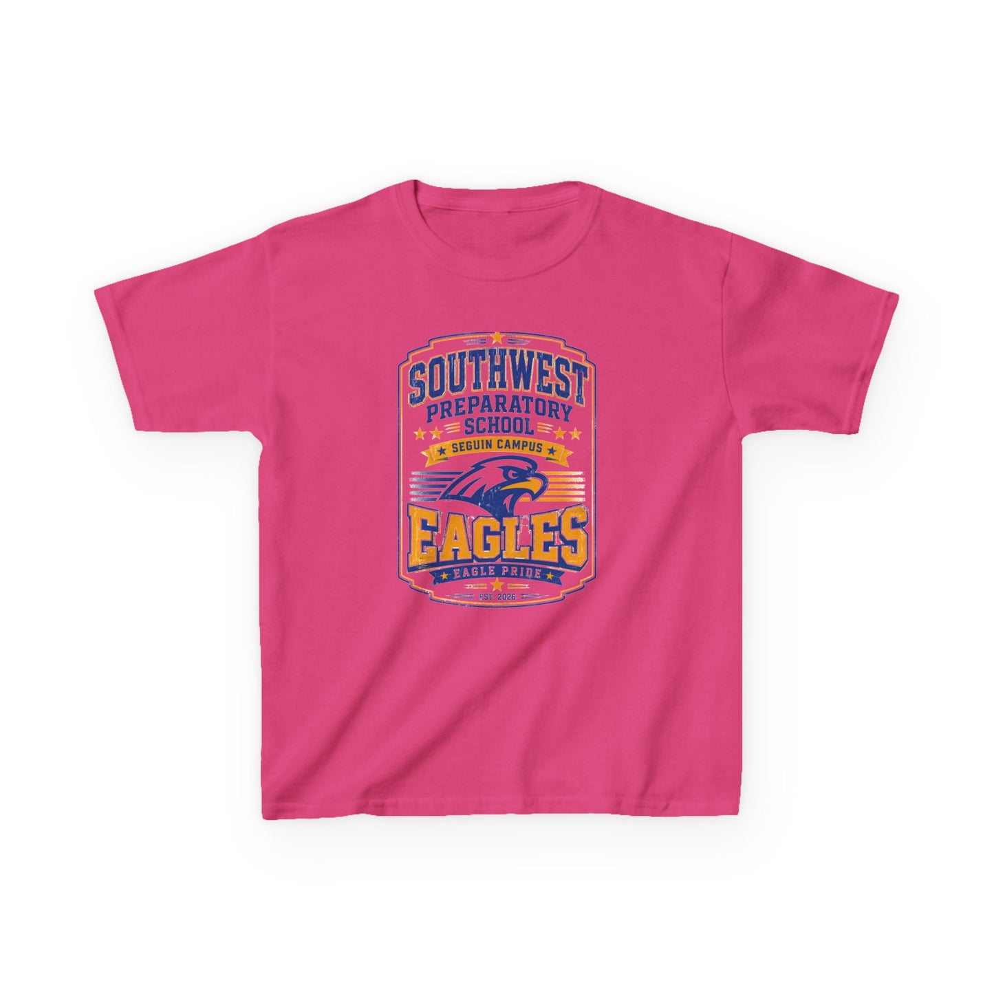 Kids T-Shirt — Southwest Preparatory School Eagles Mascot Tee